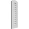Ekena Millwork Arch Top Surface Mount PVC Gable Vent: Non-Functional, w/ 3-1/2"W x 1"P Standard Frame, 12"W x 34"H GVPAR12X3401SN - alternate 5